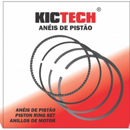 JOGO DE ANÉIS DO PISTÃO KICTECH - ANFI 13500 STD