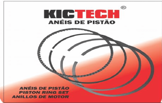 Anel Do Pistão Kictech - Anhk 16200 Std - Hb20 \ Hb20 S \ Hb20 X