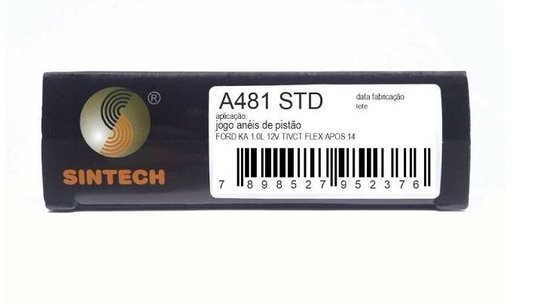 Anel Do Pistão Sintech - A481 Std - Ka \ Ka Sedan \ Ka+ 