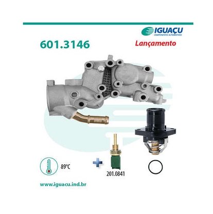 COMBINADO DE VÁLVULA TERMOSTÁTICA IGUAÇU - 601.3146-89