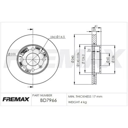 Disco de Freio da GM G3F (Múltiplo 2)