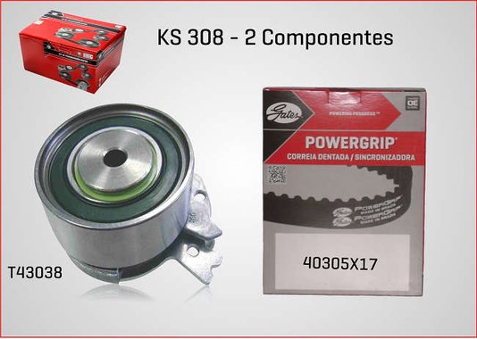 Kit Da Correia Sincronizadora Gates - Ks-308 - Corsa