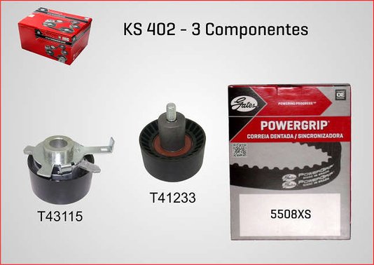 KIT DA CORREIA SINCRONIZADORA GATES - KS-402