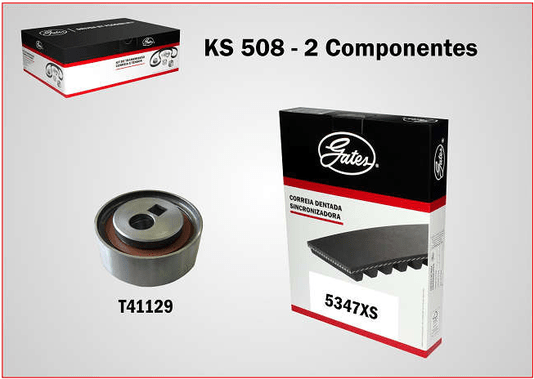 KIT DA CORREIA SINCRONIZADORA GATES - KS-508
