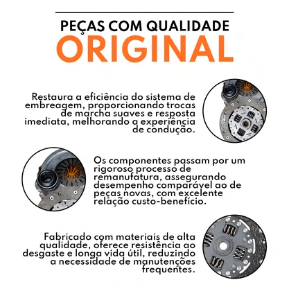 KIT EMBREAGEM FORD  FO6L 