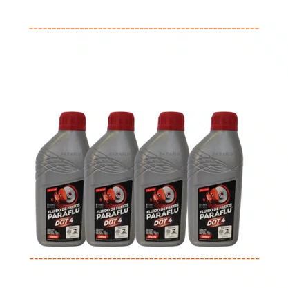 kIT FLUIDO DE FREIO PARAFLU DOT 4 VERMELHO