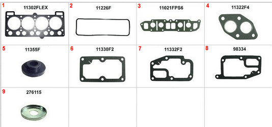 Kit Junta Cabeçote Ford  (kit Superior)