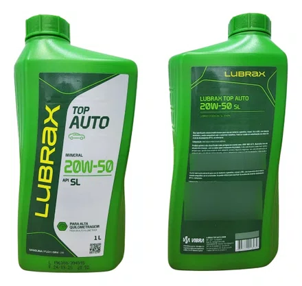 Kit Óleo Motor Semissintético Lubrax20w50 2un