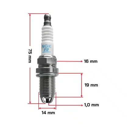 Kit Vela NGK bkur6et-10