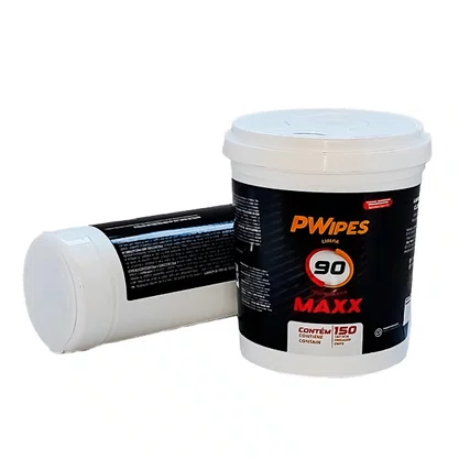 Lenço Umedecido Desengraxante PWIPES 90 MAXX