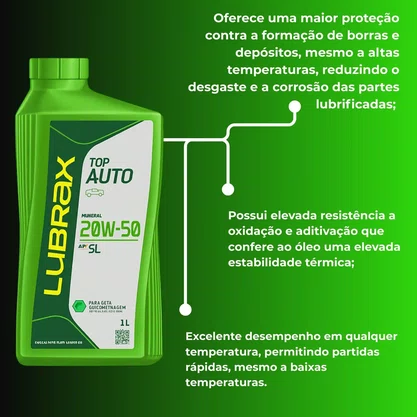 Óleo De Motor 20w50 Lubrax