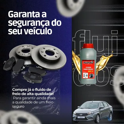 Fluido De Freio Dot 3 Radnaq 500ML