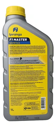 Óleo lubrificante f1 Master Sintético 5w 40 1Litro