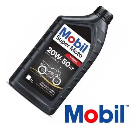 Óleo Mobil Super Moto 4T 20W-50 1Litro