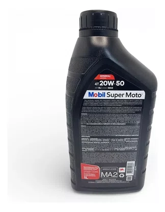 Óleo Mobil Super Moto 4T 20W-50 1Litro