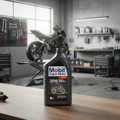 Óleo Mobil Super Moto 4T 20W-50 1Litro