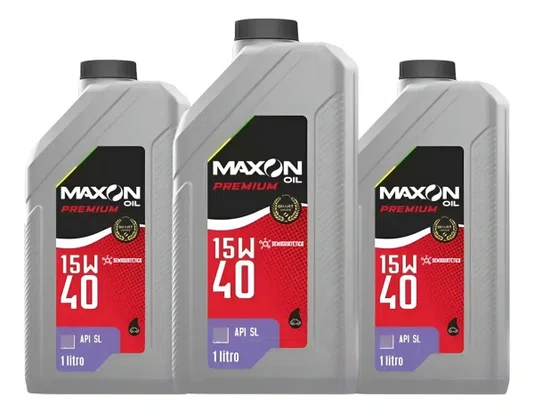 Kit Óleo Motor 15W40 Maxon Oil 3un