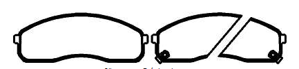 PASTILHA DE FREIO DIANTEIRO ECOPADS - ECO1268 -