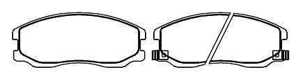 PASTILHA DE FREIO DIANTEIRO ECOPADS - ECO1426 -