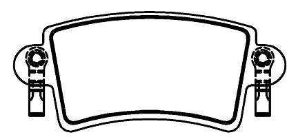 PASTILHA DE FREIO TRASEIRO ECOPADS - ECO1211 -