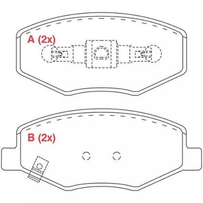 Pastilha de Freio da Chery CHE4W
