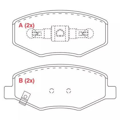 Pastilha de Freio da Chery CHE4W