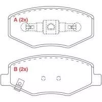 Pastilha de Freio da Chery CHE4W