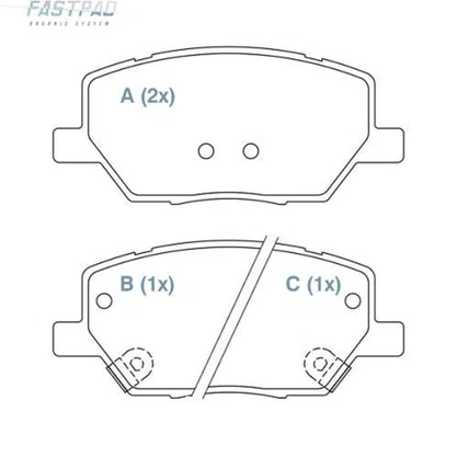 PASTILHA FREIO FIAT F27W