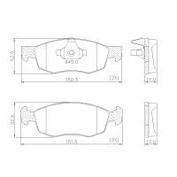 PASTILHA FREIO FIAT F29L