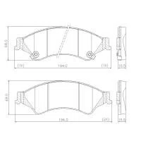 PASTILHA FREIO FORD FO32LF