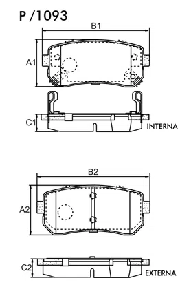 PASTILHA FREIO HYUNDAI HY10L