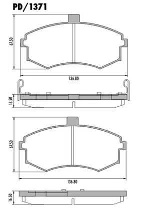 PASTILHA FREIO JAC MOTORS  JM2F