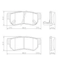 Pastilha de Freio da Kia K15L