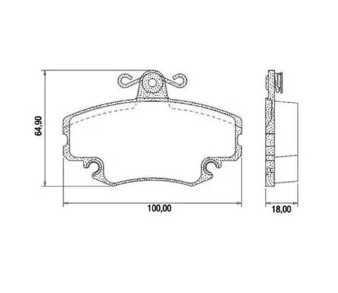 Pastilha De Freio Renault  LonaFlex p338