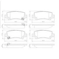 PASTILHA FREIO TOYOTA T13L