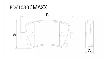 PASTILHA FREIO VW V25F