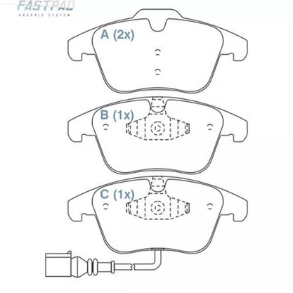 PASTILHA FREIO VW V32W