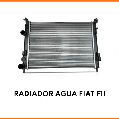 RADIADOR AGUA FIAT  F1I