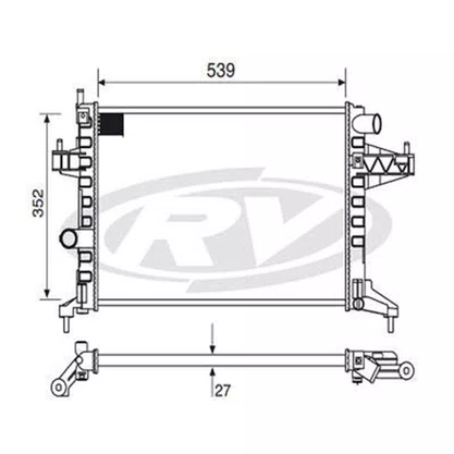 RADIADOR AGUA GM G11V