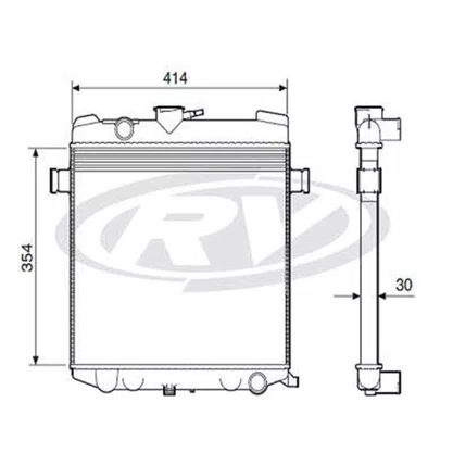 RADIADOR AGUA GM G13V