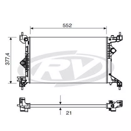 RADIADOR AGUA GM G18V
