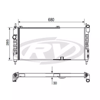 RADIADOR AGUA GM  G1V