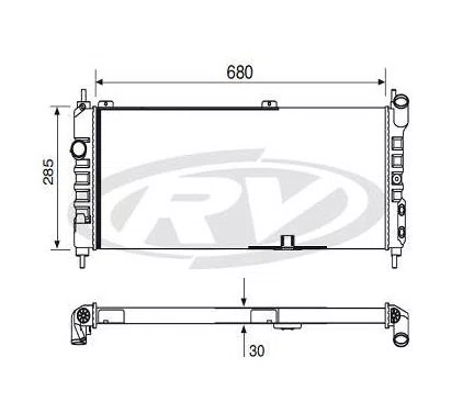 RADIADOR AGUA GM  G1V