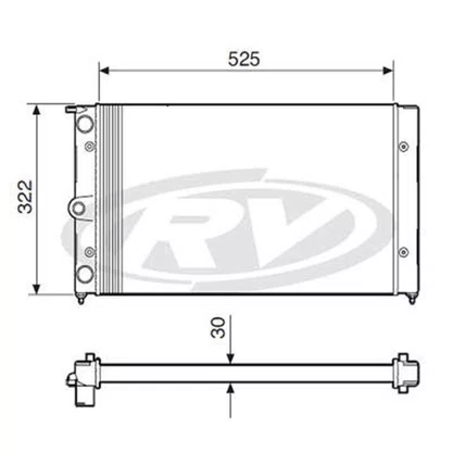 RADIADOR AGUA VW