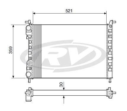 Radiador Visconde - 12534 - Palio \ Siena \ Strada 