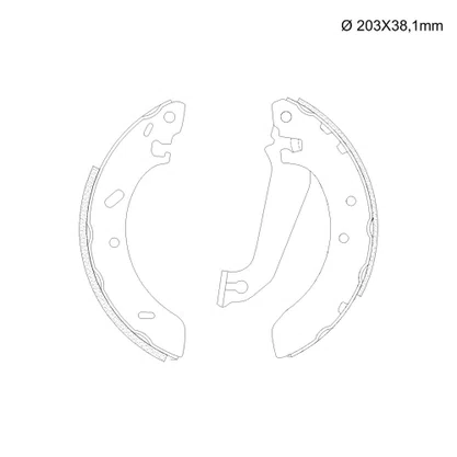 SAPATA C/ LONA FORD  FO1F