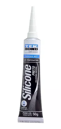 Silicone Acético Preto Alta Temperatura TEKBOND