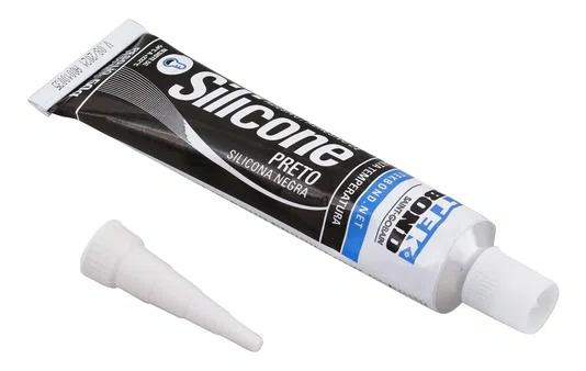 Silicone Acético Preto Alta Temperatura TEKBOND