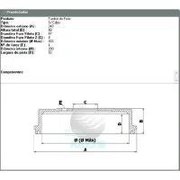 TAMBOR FREIO GM  G4M (MULTIPLO 2)