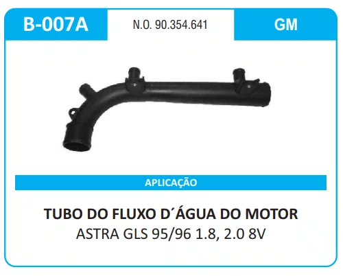 Tubo/Mangueira do Radiador da GM